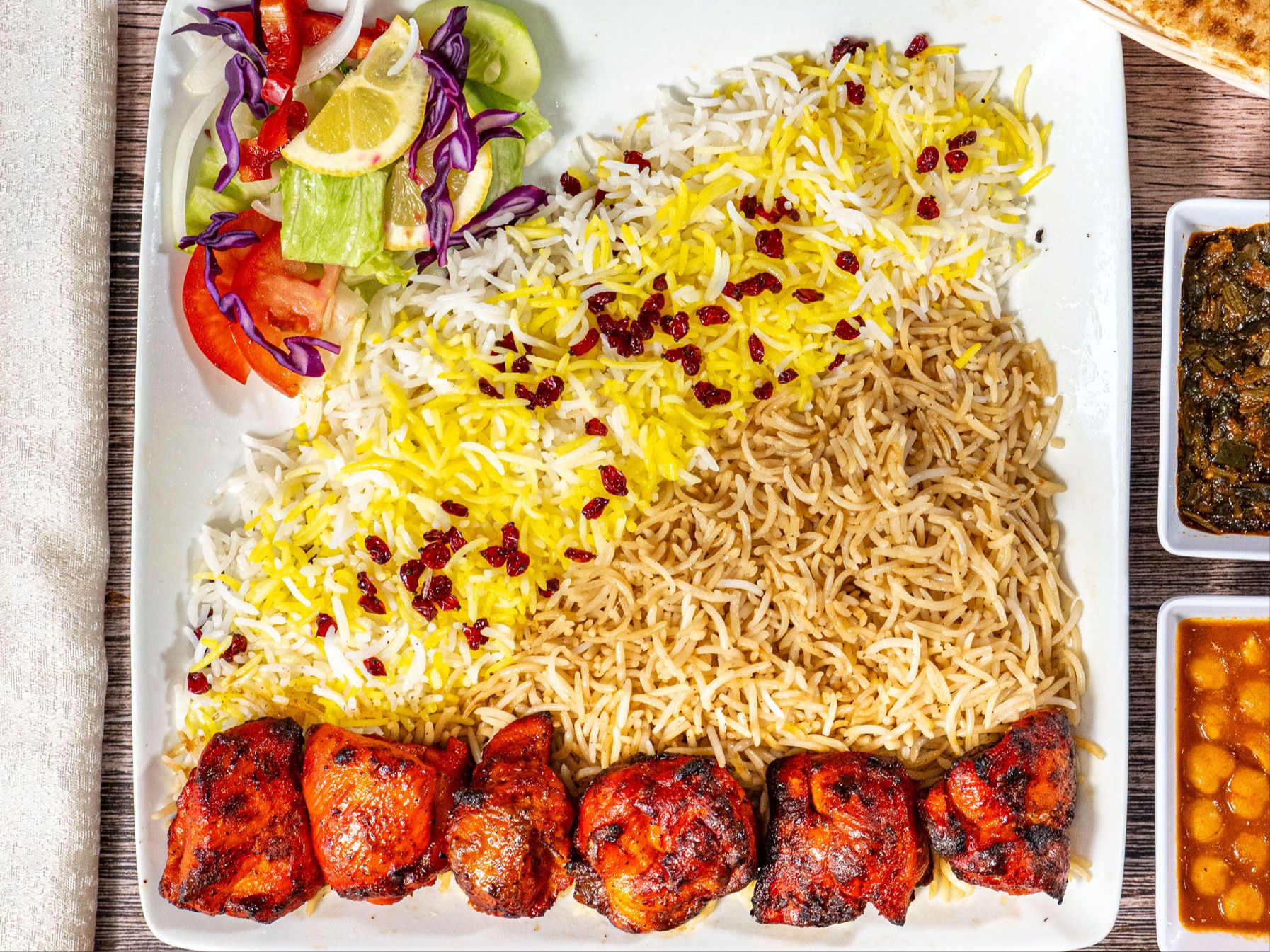 Chicken Tandoori Platter.