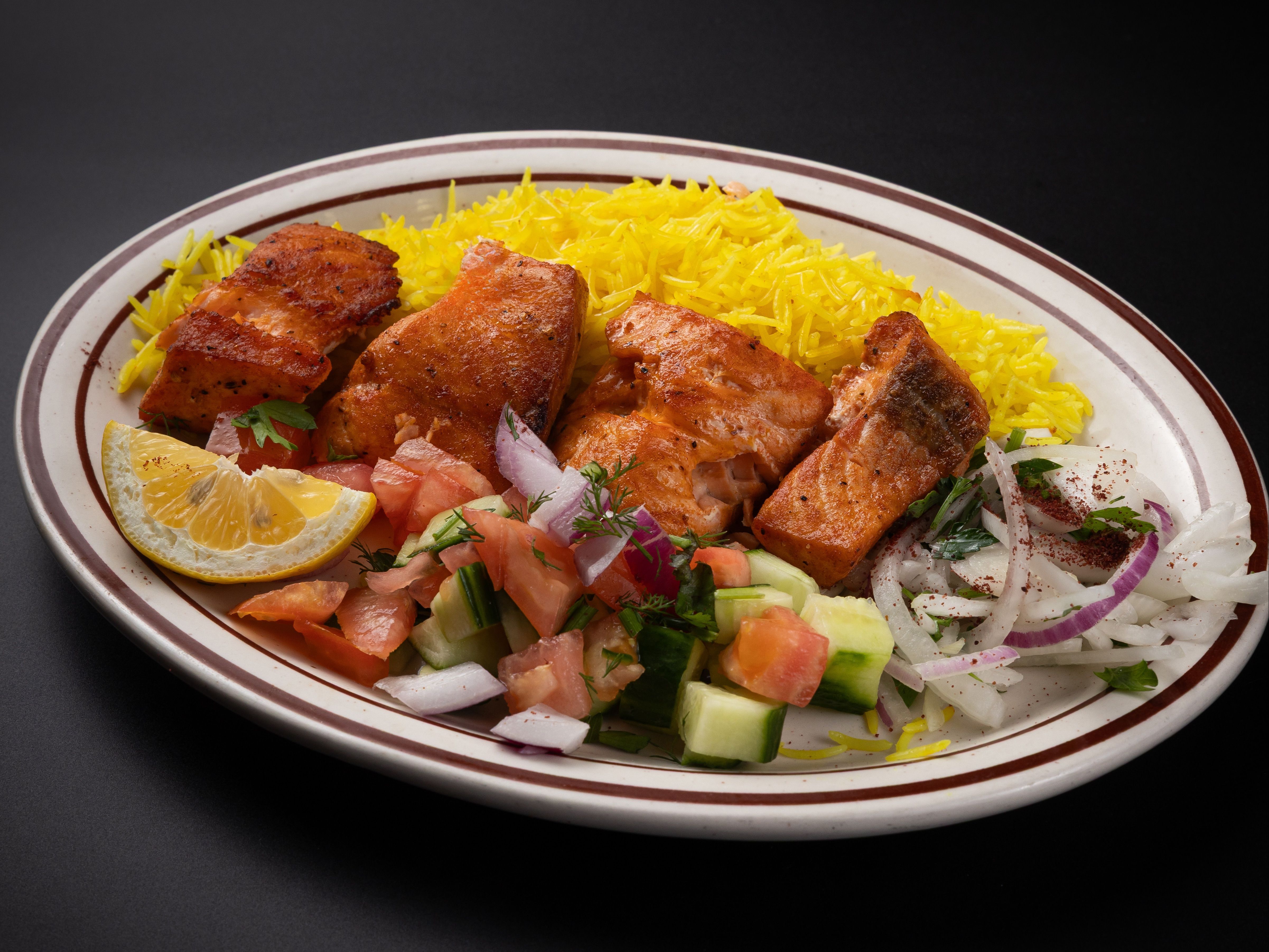 Salmon Kebab