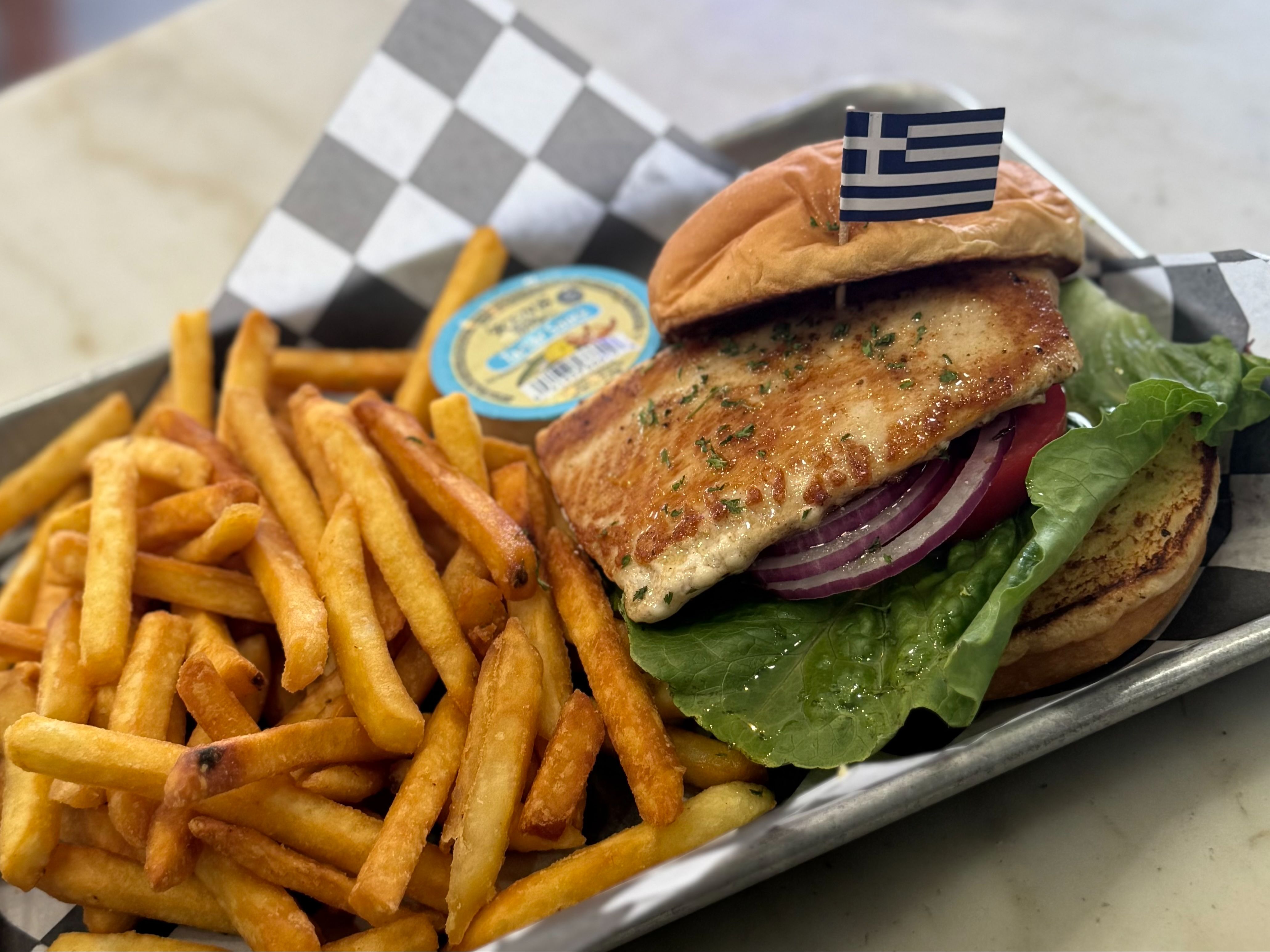 Grilled Mahi Sandwich