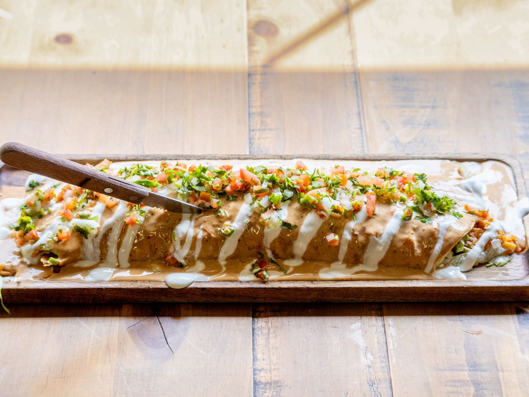Burrito Mazatlan.
