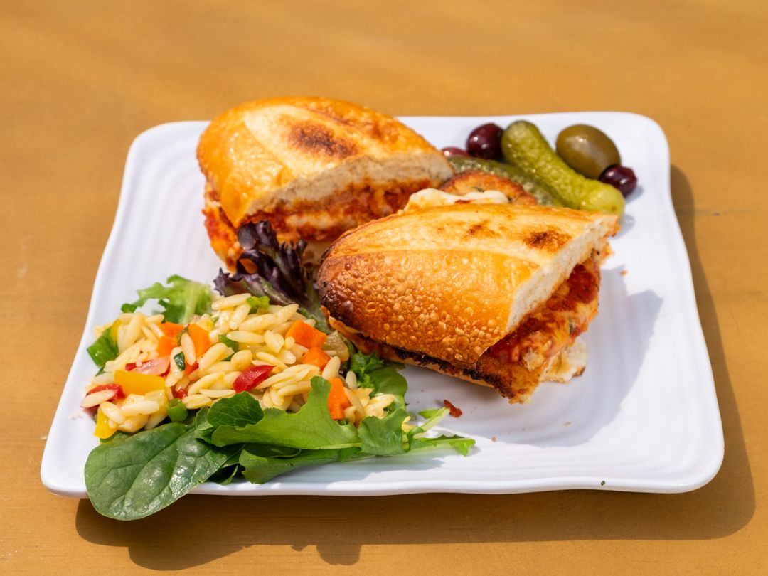 Chicken Parmesan Sandwich.