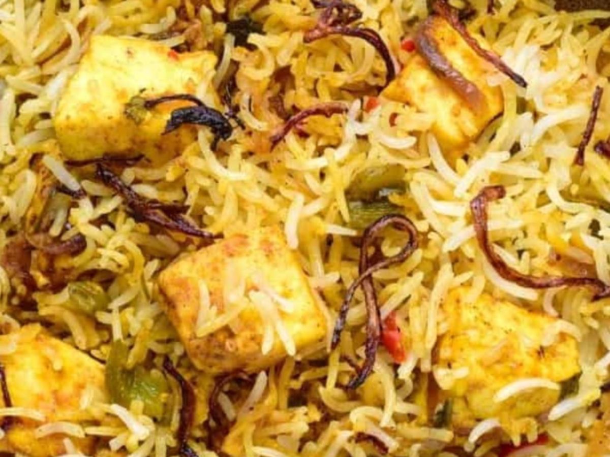 Gongura Paneer Biryani.