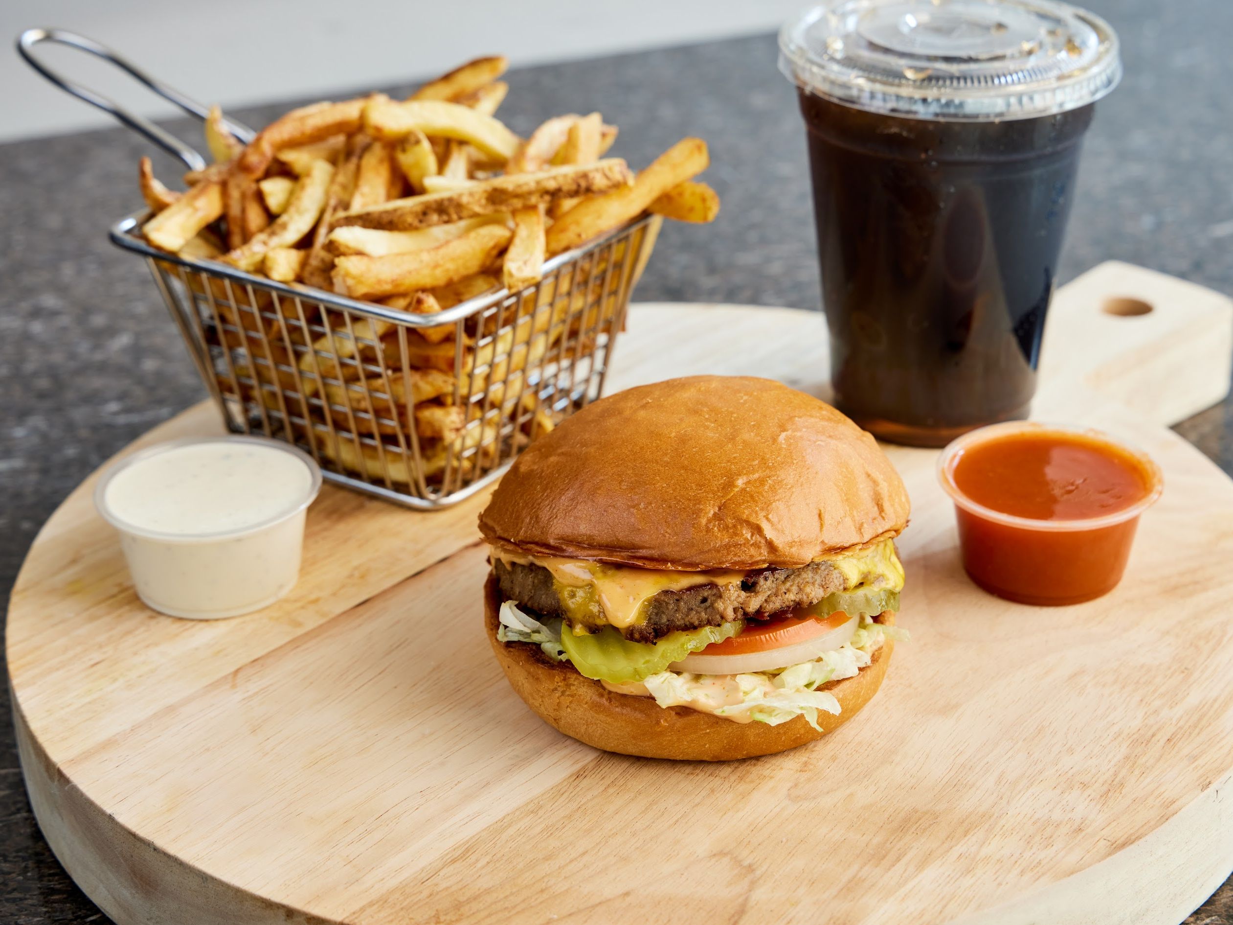 Impossible Burger Combo.
