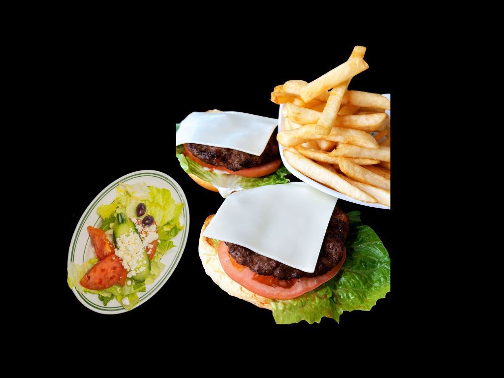 Cheeseburger Plate.