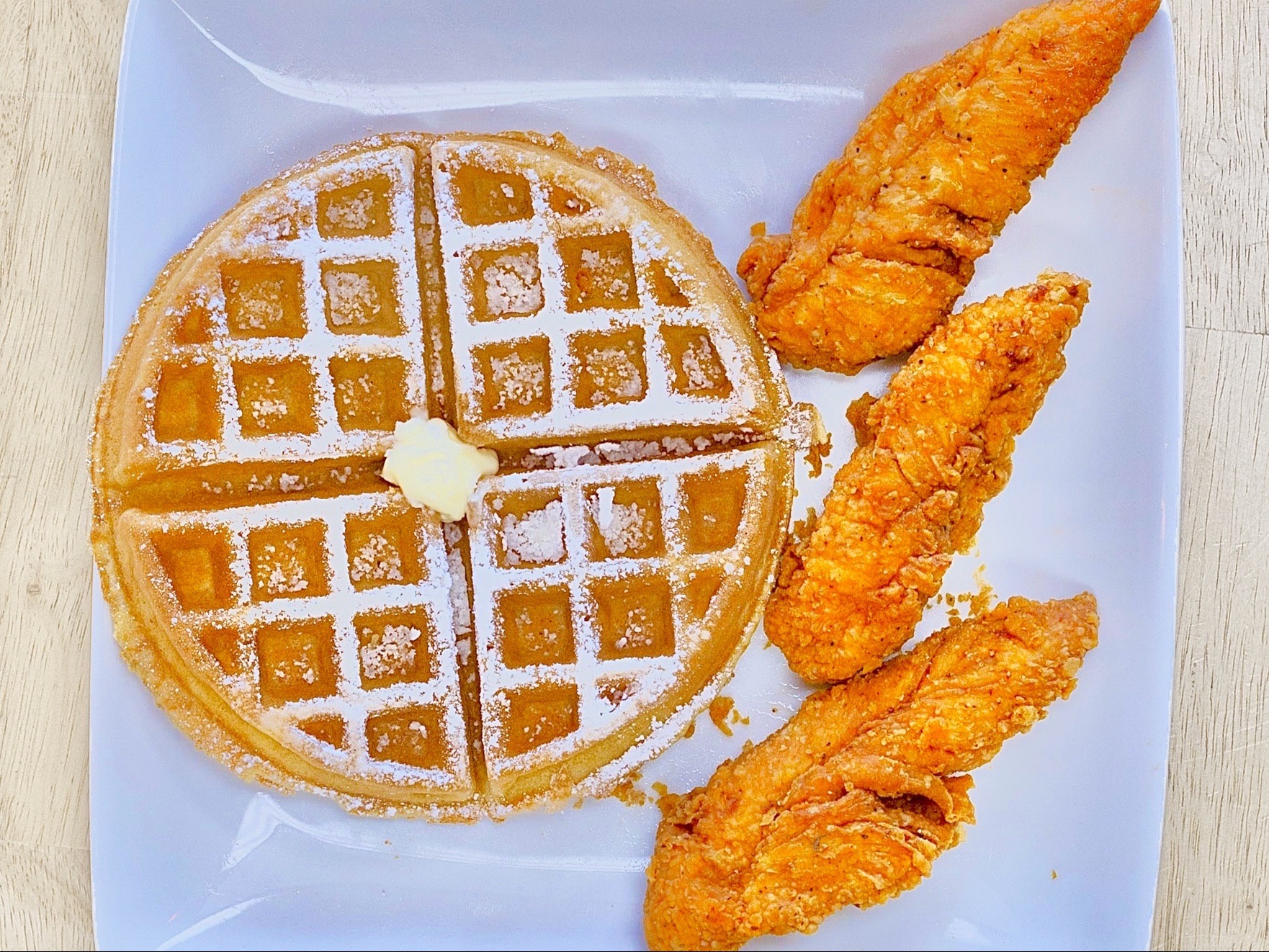 9 Tenders 2 Waffles.