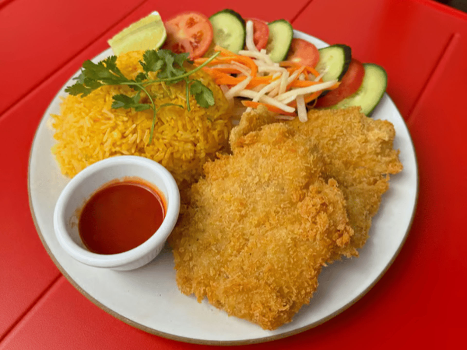 Fried Fish Platter.