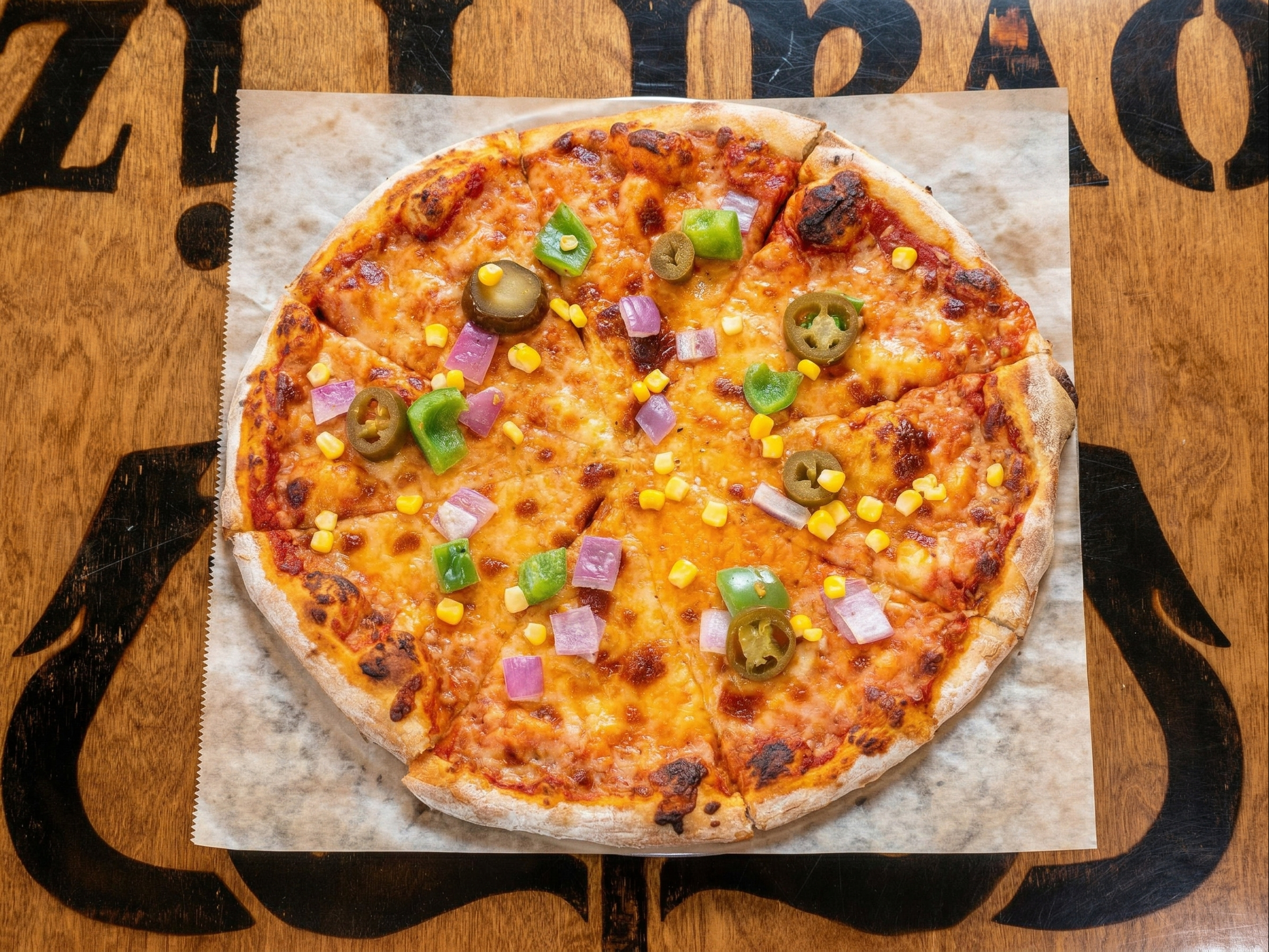 CHILLI CORN PIZZA