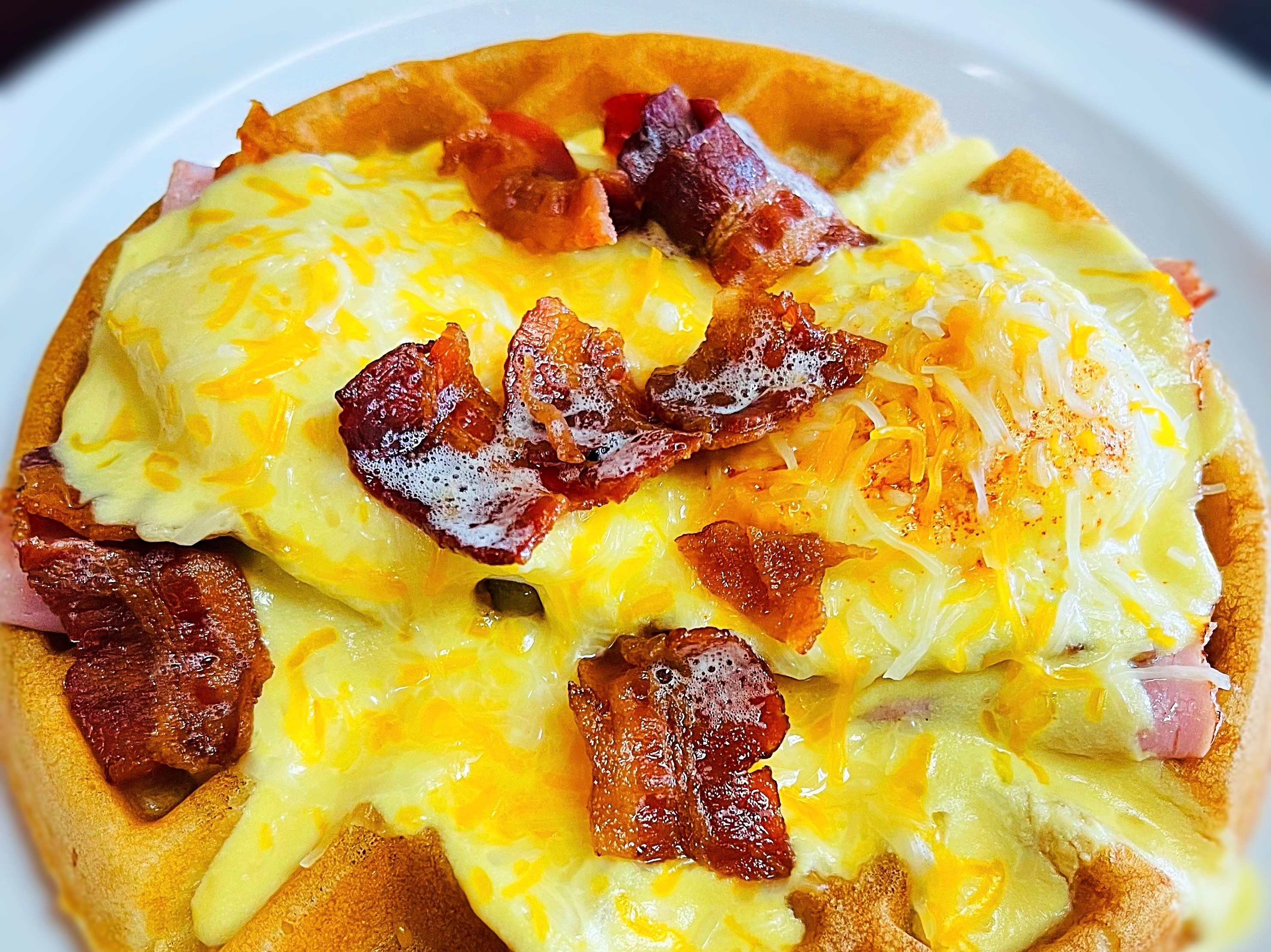 Belgian Waffle Benedict