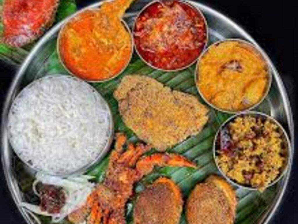 Seafood Thali.