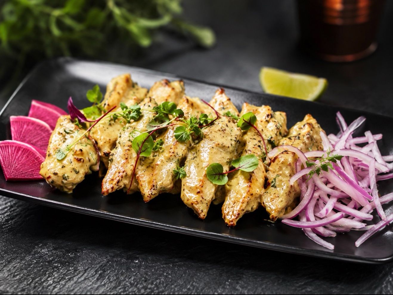 Smoky Soy Kebab.