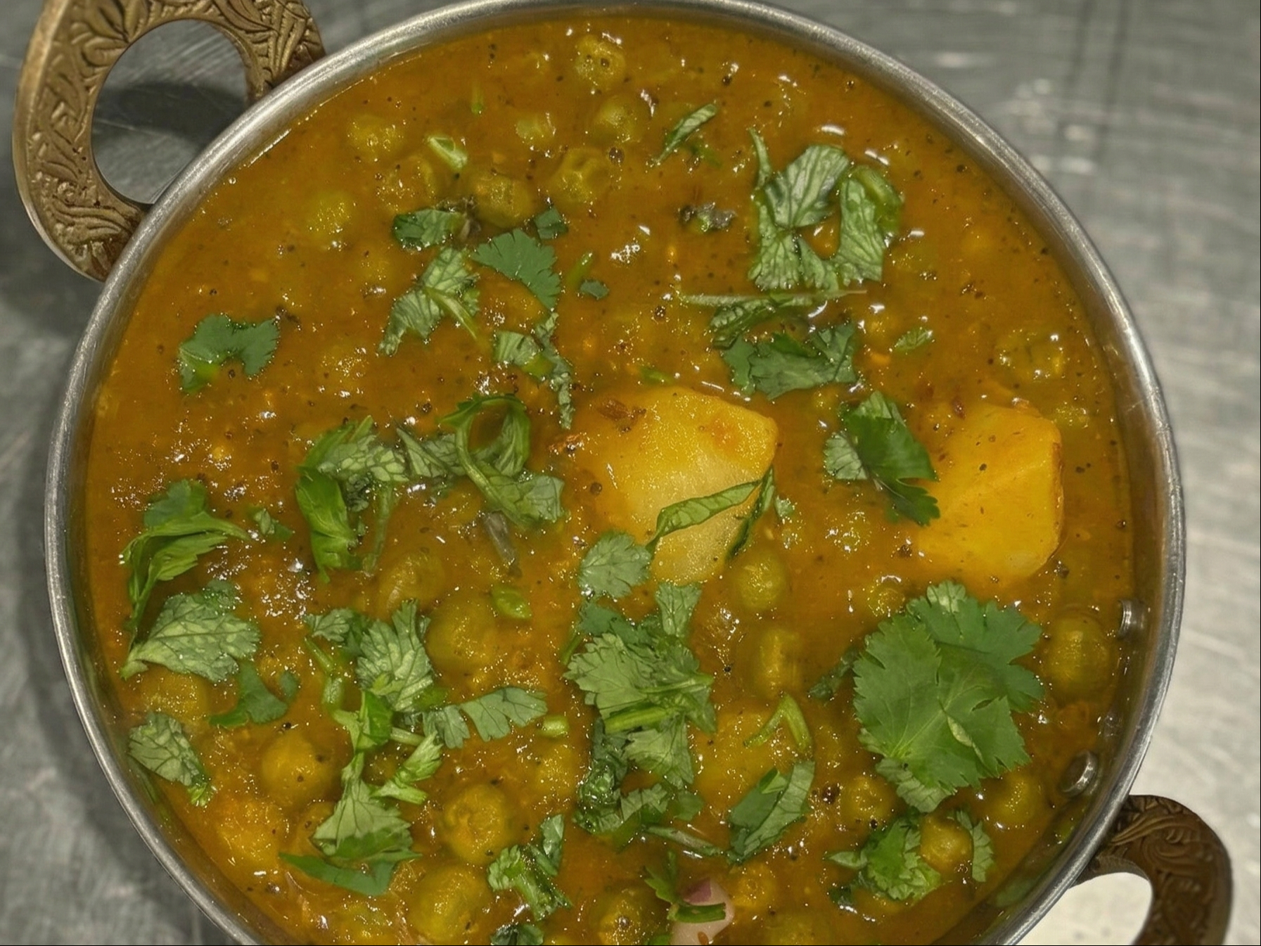 Aloo Mutter.