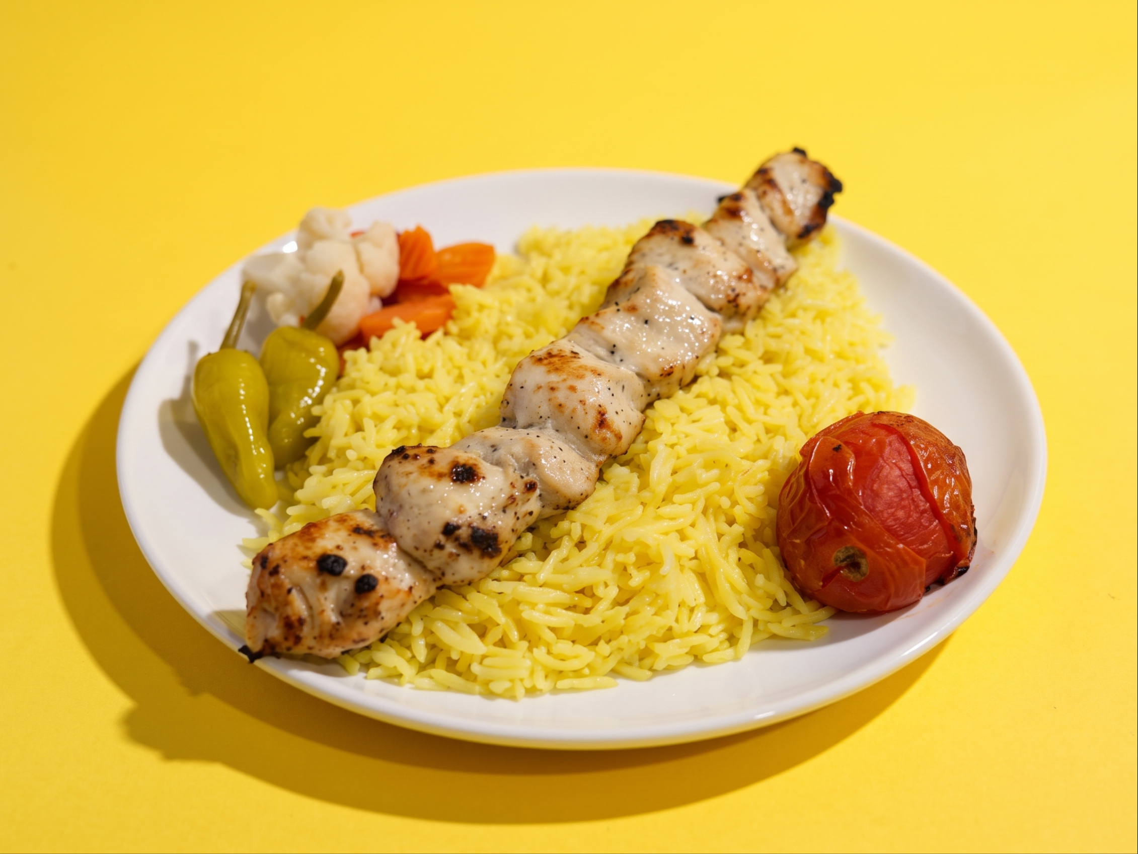 Chicken Lemon Garlic Plate.