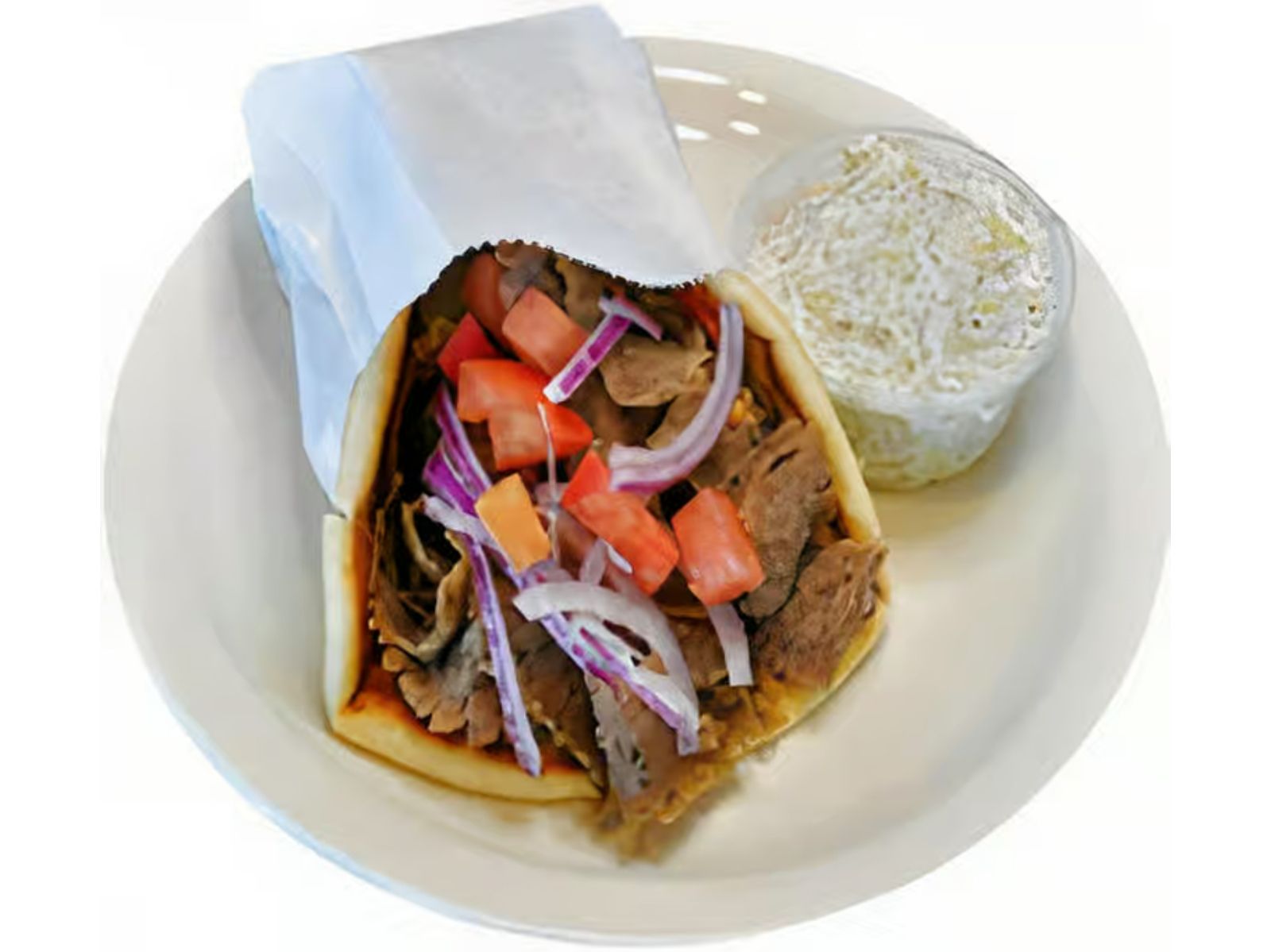 Gyro Wrap &Tzatziki.