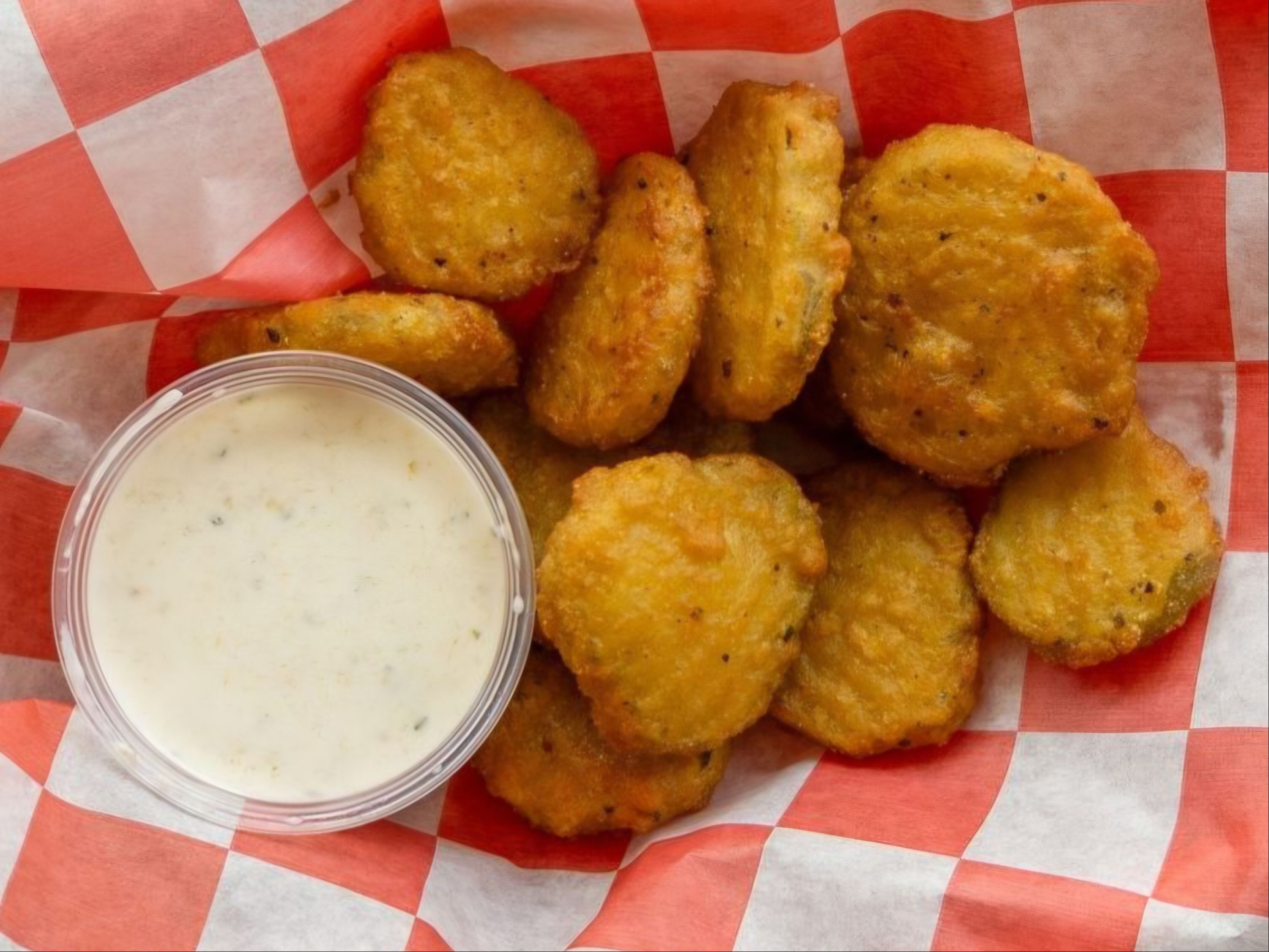 Fried Pickle Chips.