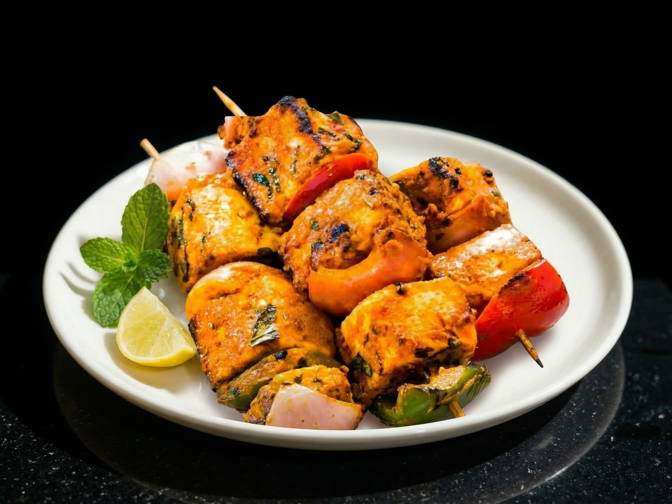 Tandoori Paneer Tikka.
