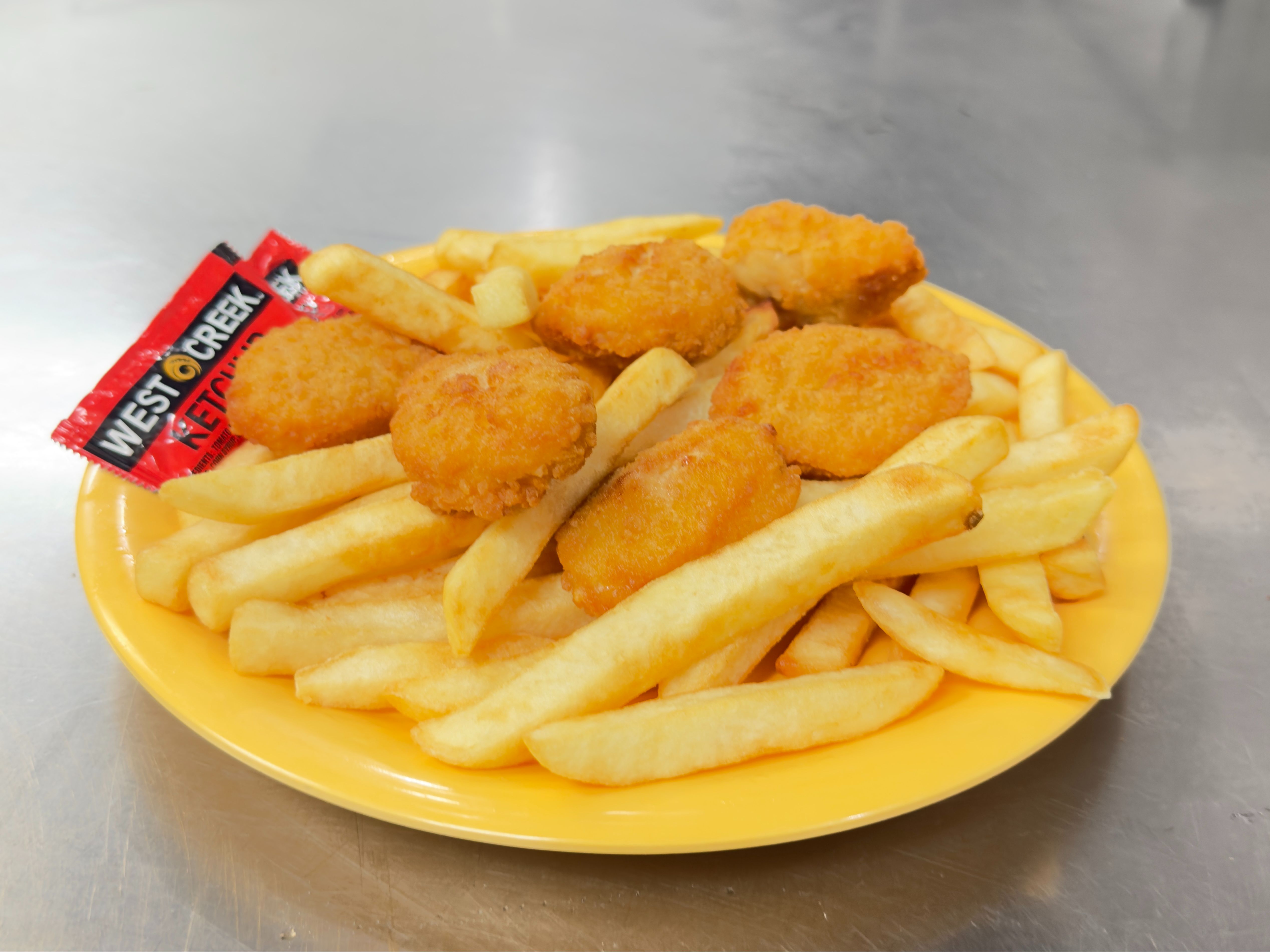 Chicken Nuggets Plate.