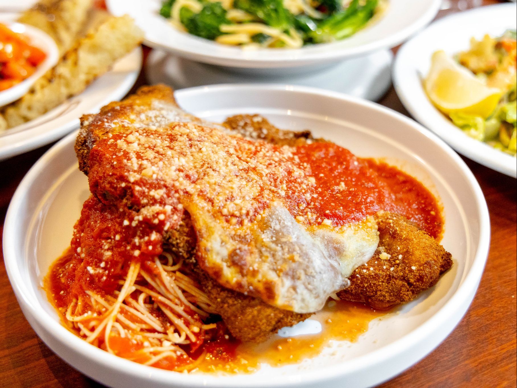 Chicken Parmigiana.