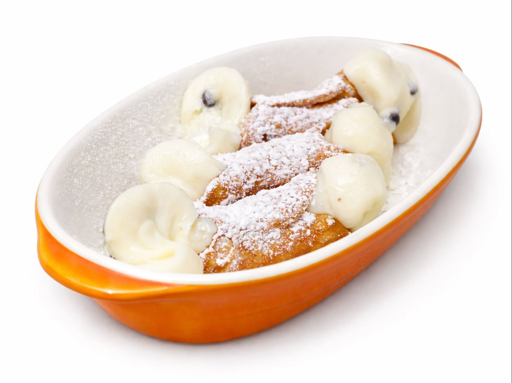 3 Small Cannolis.