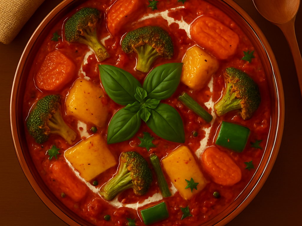 Vegetable Coconut Curry (V,Gf, Nf, Df)