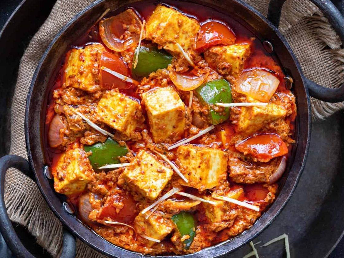 Kadhai Paneer.