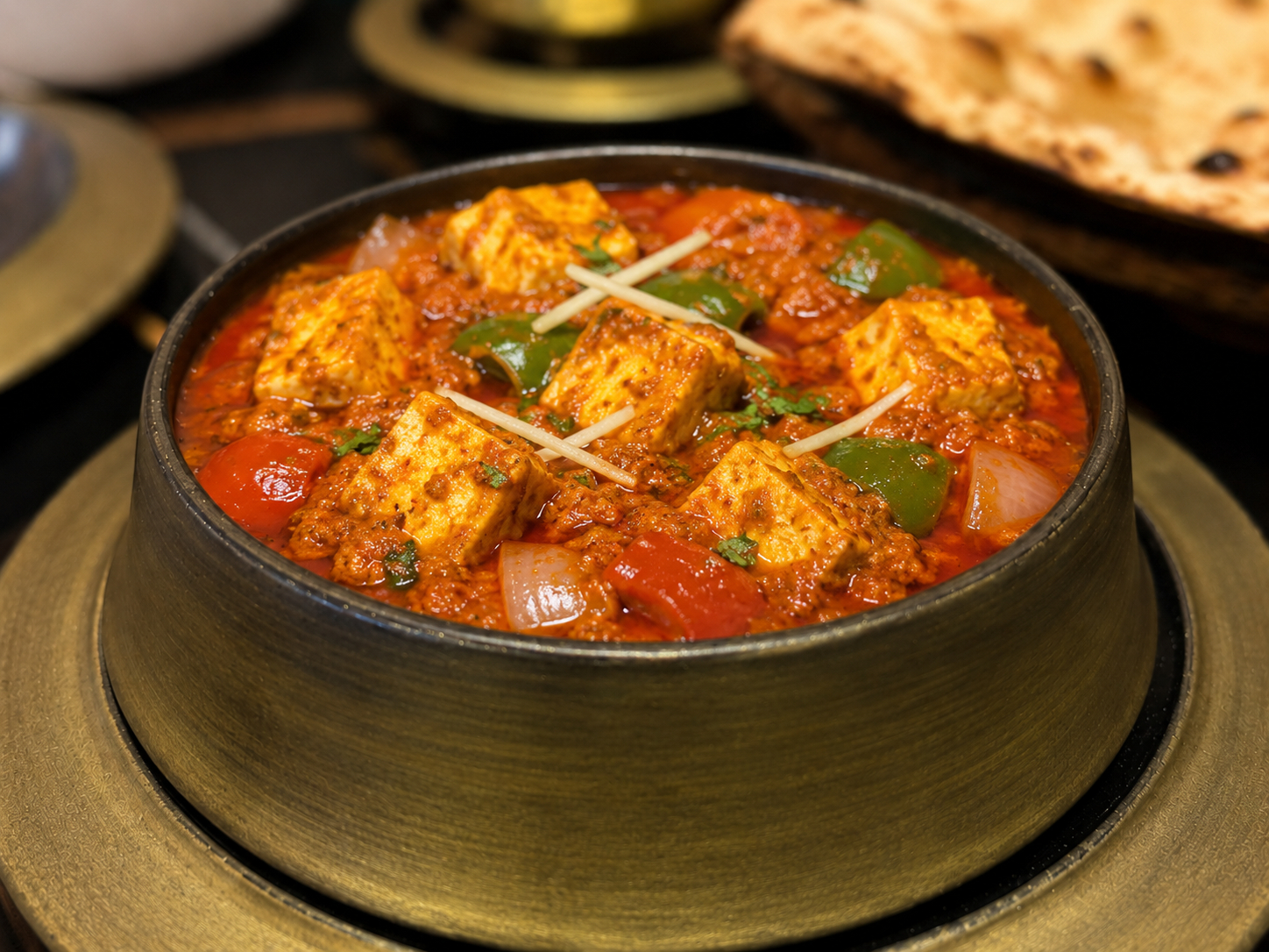 Kadhai Paneer.