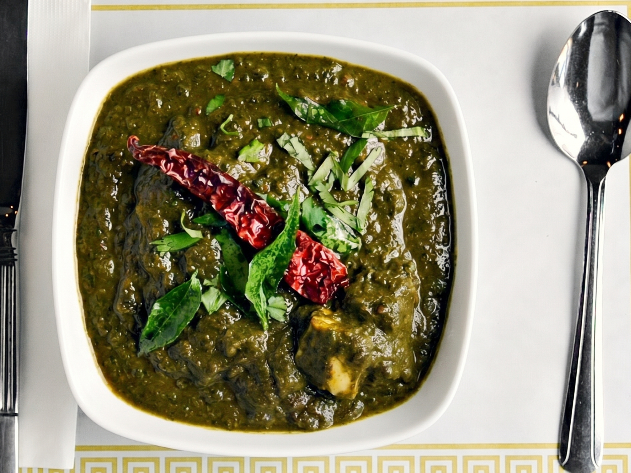 Saag Paneer.