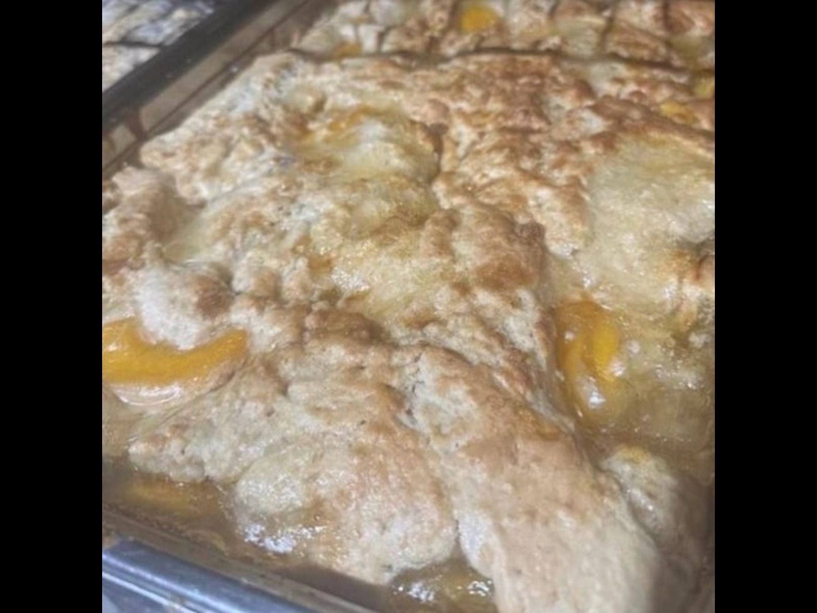 Peach Cobbler.