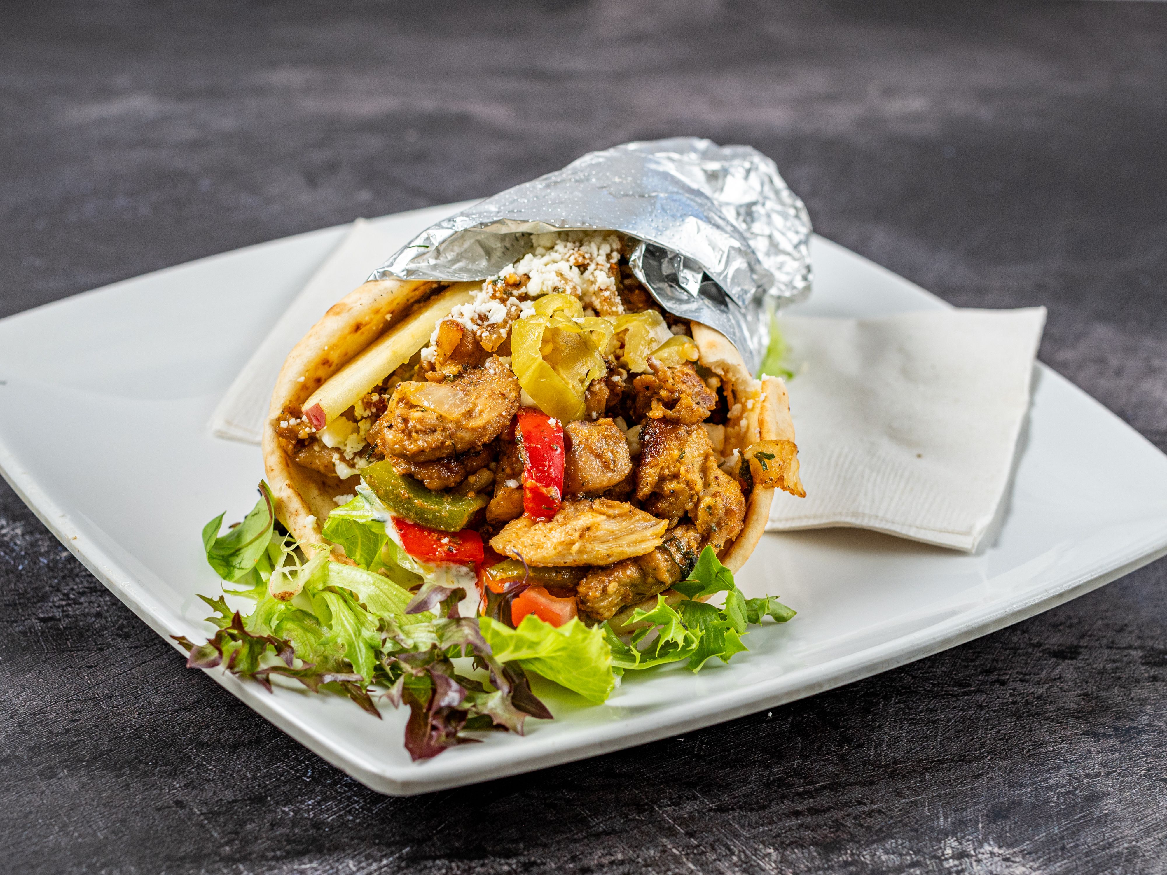Chicken Shawarma Gyro.