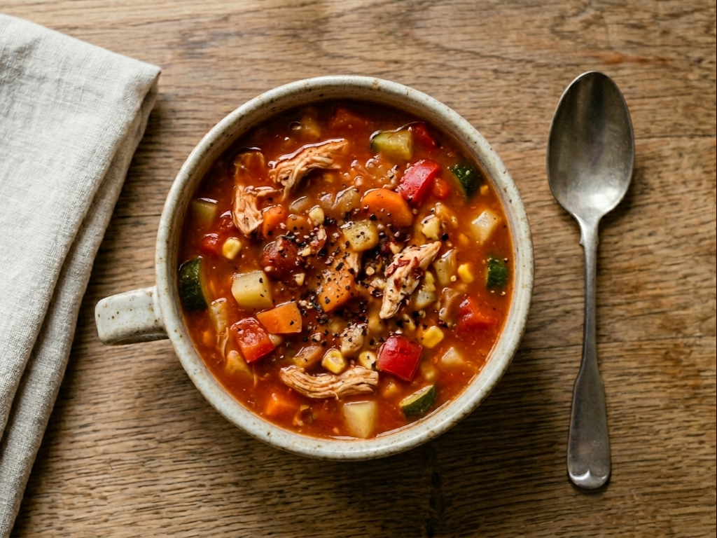 Chicken Vegetable Soup (Bowl).