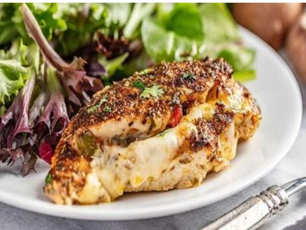 Pechuga Rellena De Camarones.