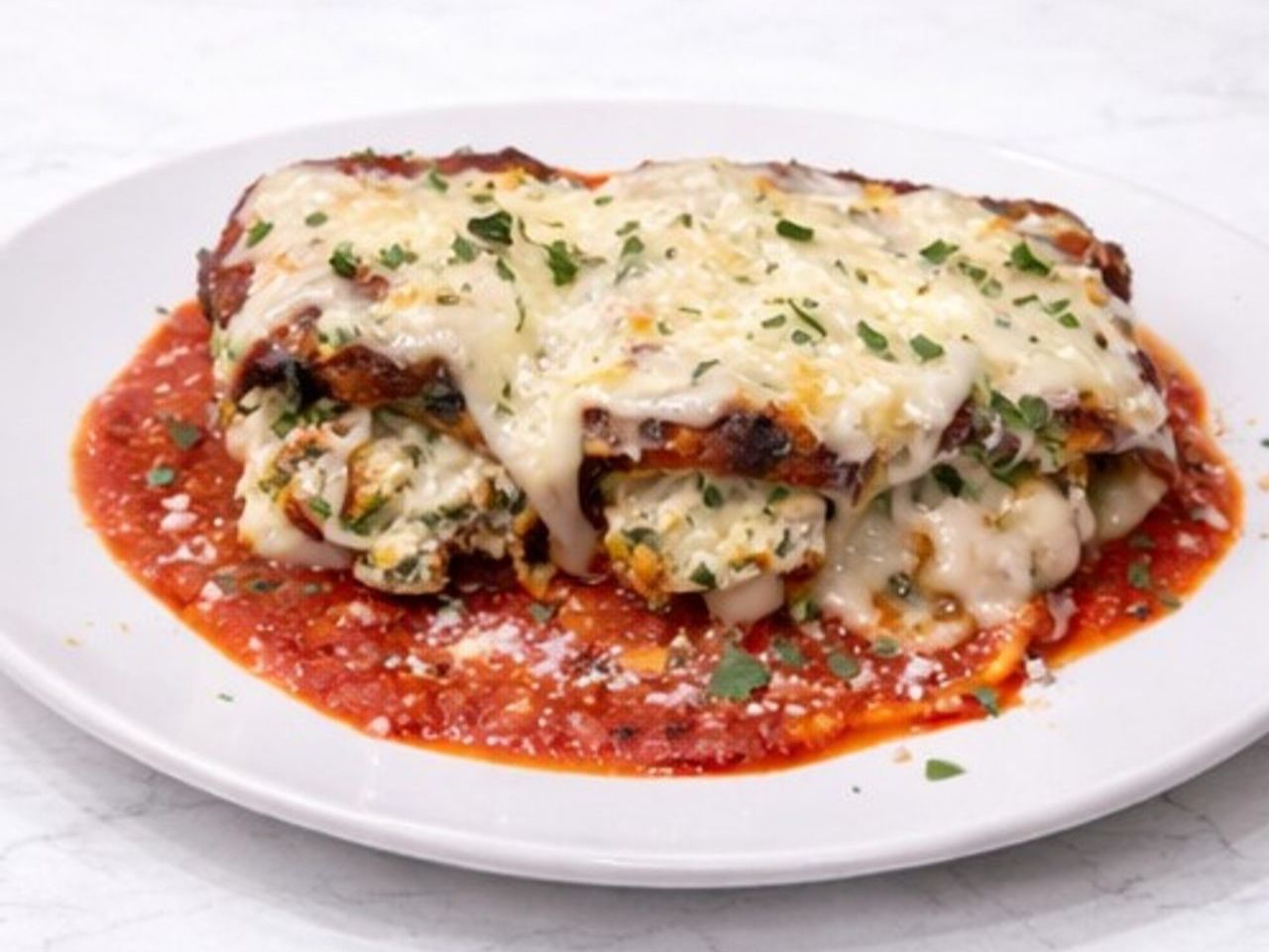 Eggplant Rollatini Entree.