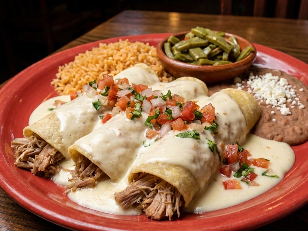 Enchiladas Potosinas.