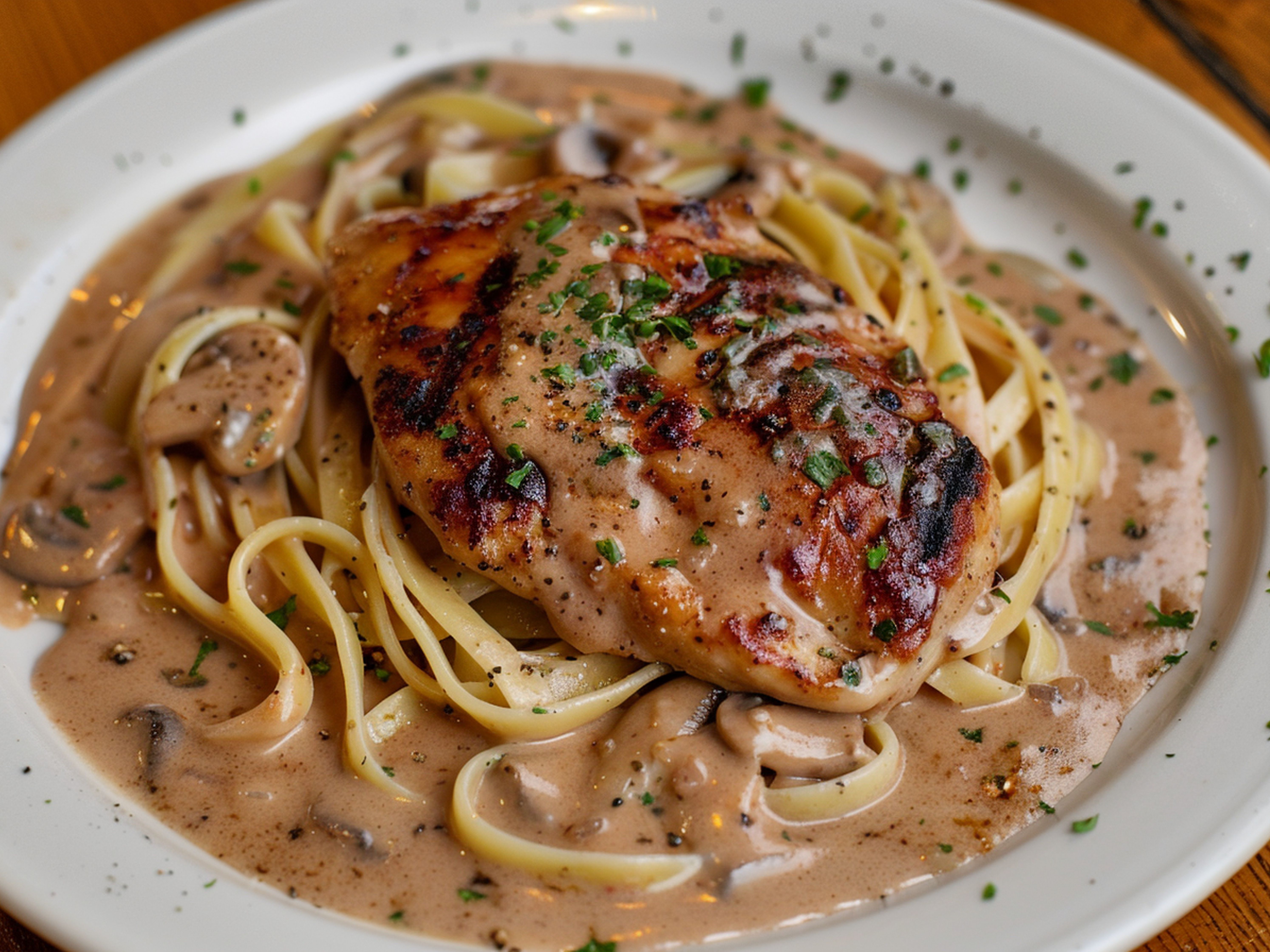 Chix Marsala Pasta.