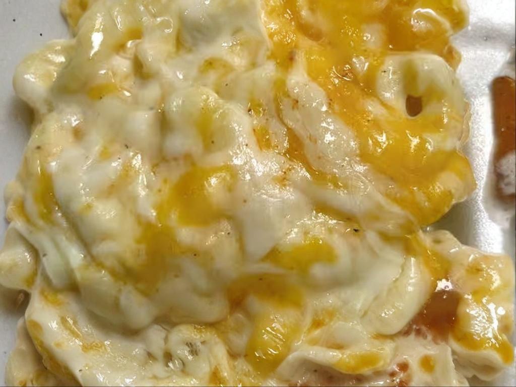 Baked Mac N Cheese.
