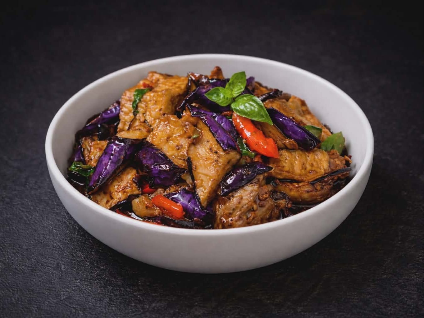 Spicy Eggplant.