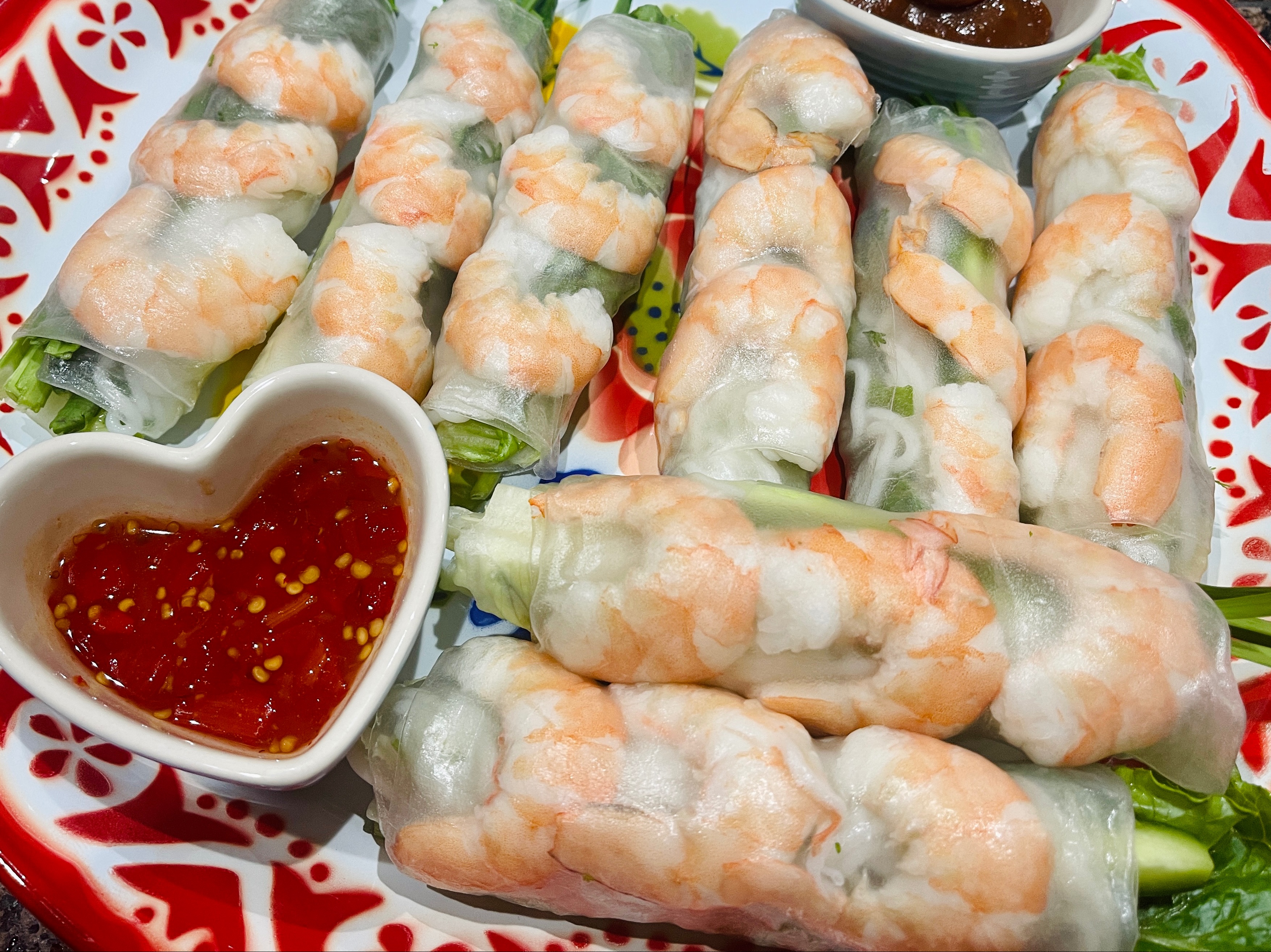 Shrimp Fresh Rolls Platter -  1 week notice.