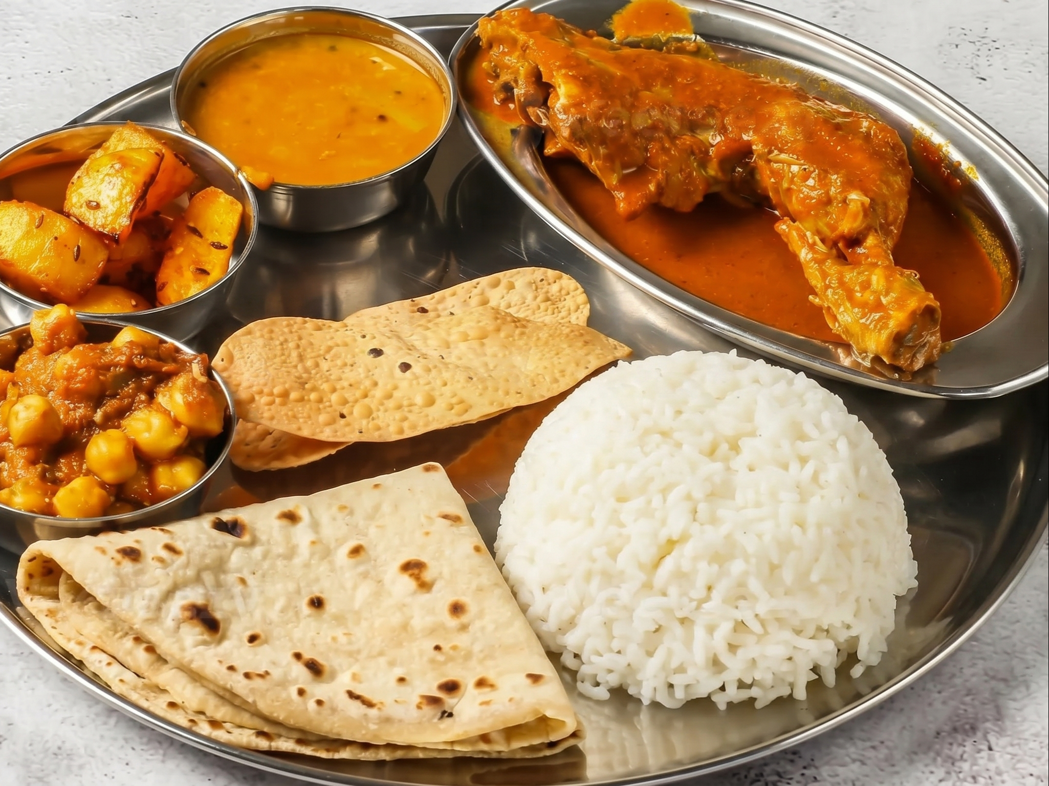 Non Veg House Thali.