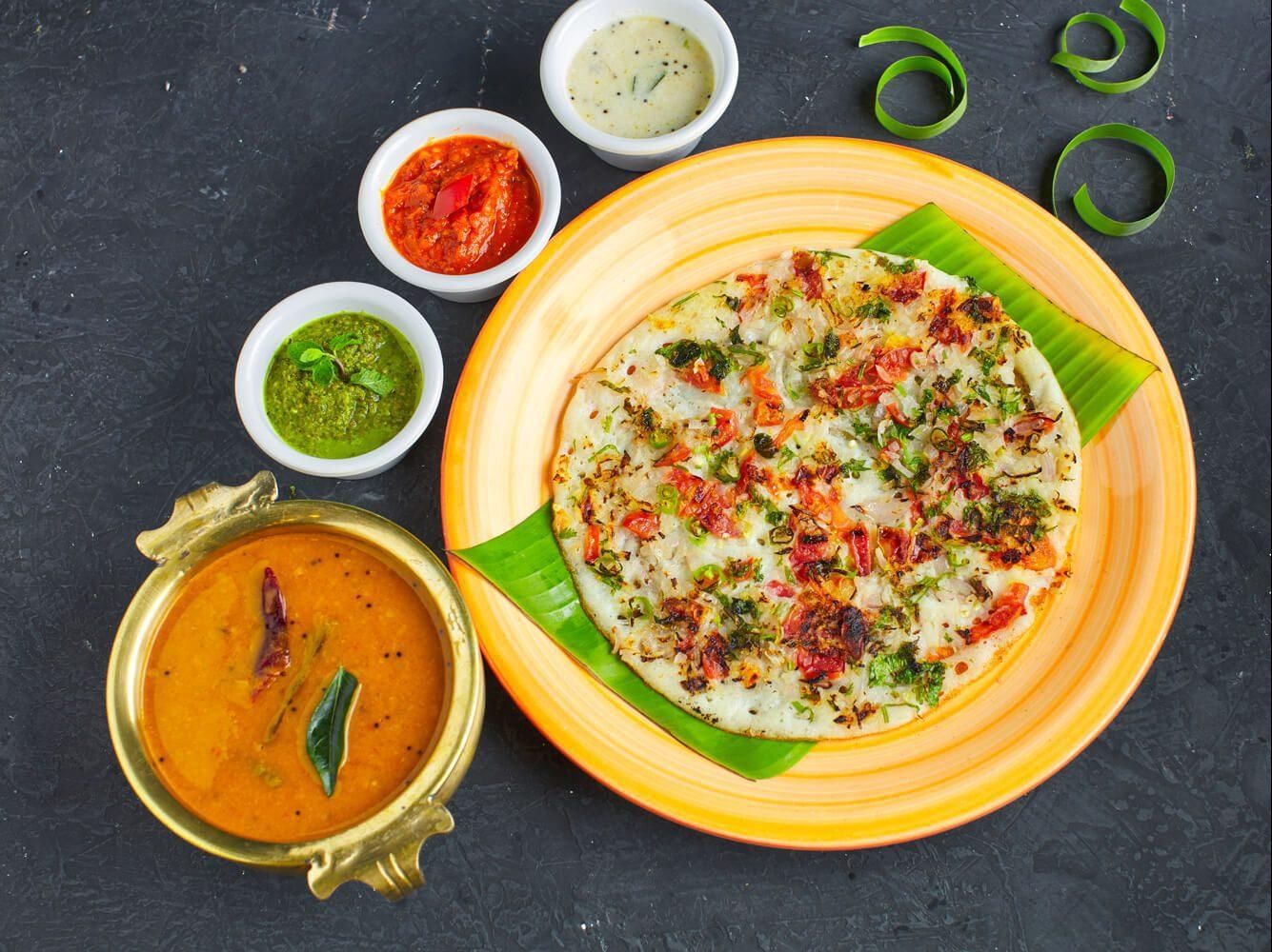 UTAPPAM CHUTENY & SAMBHAR.