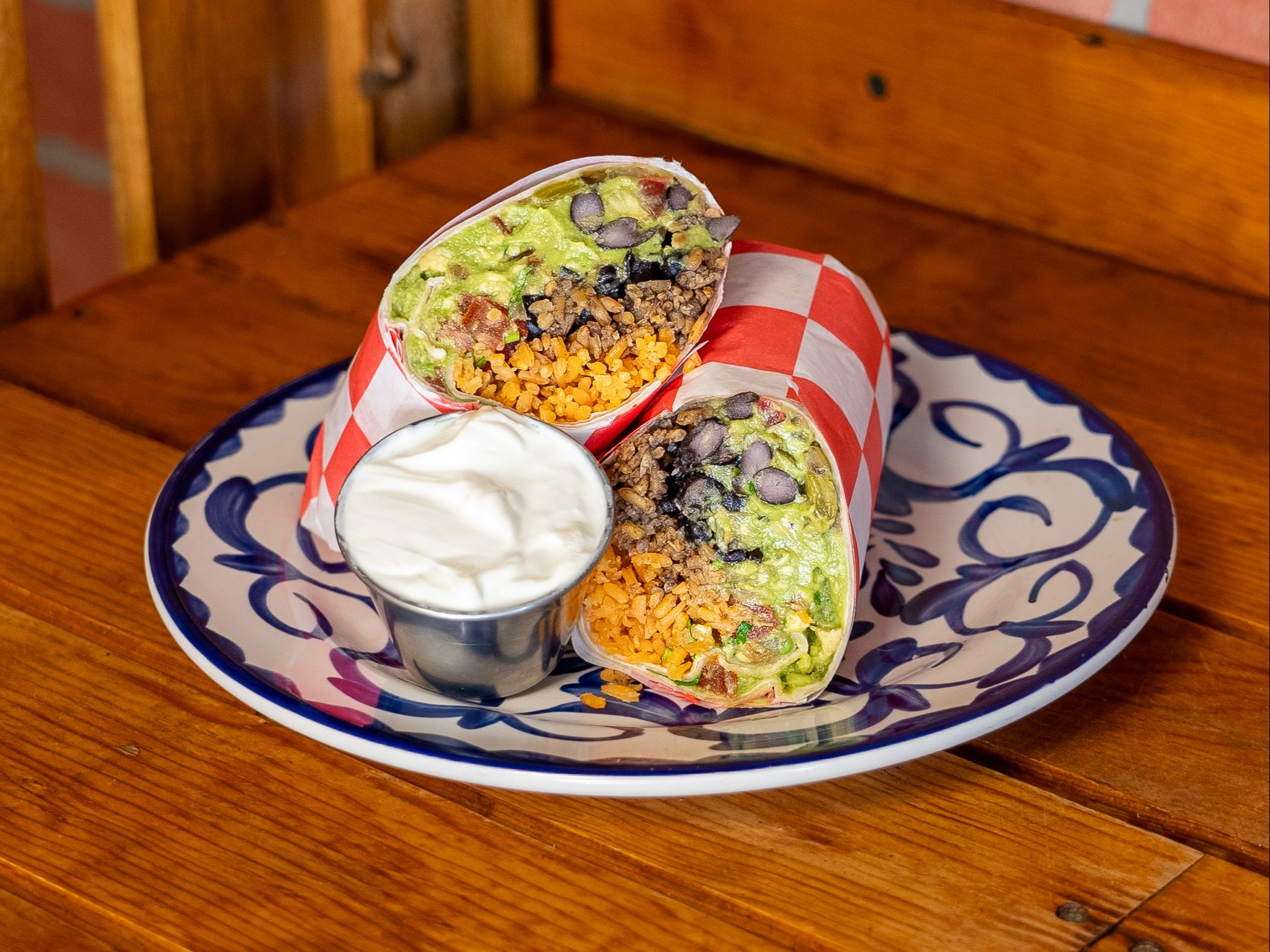 Poblano Burrito.