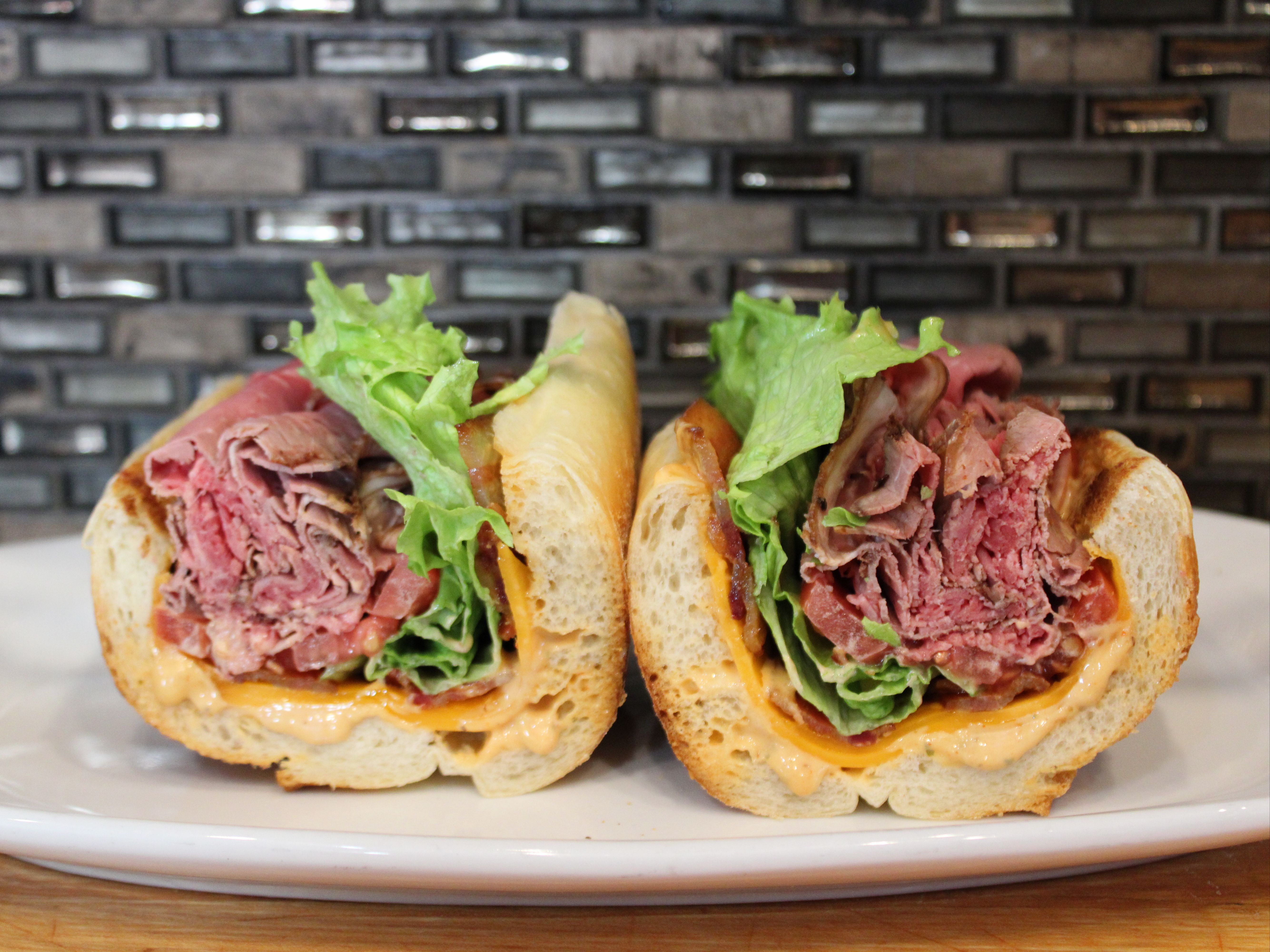 Roast Beef Club Melt.