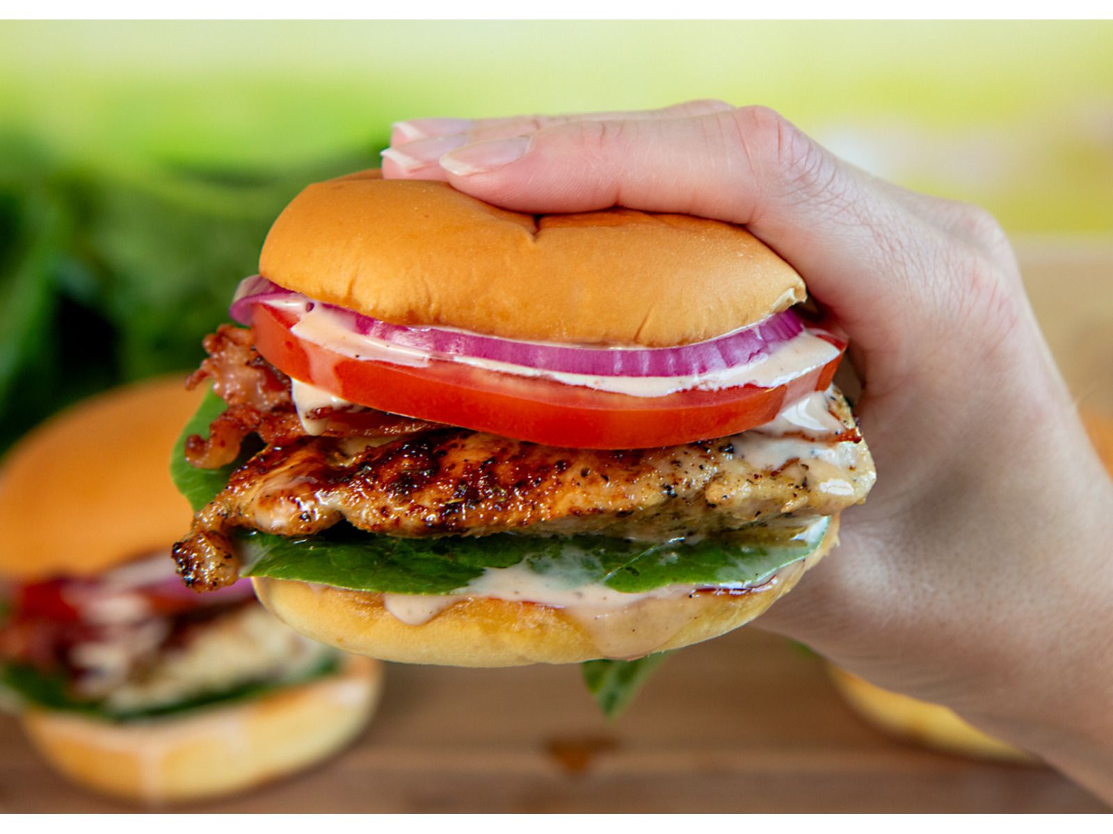 Plain Jane Grilled Chicken Sandwich.