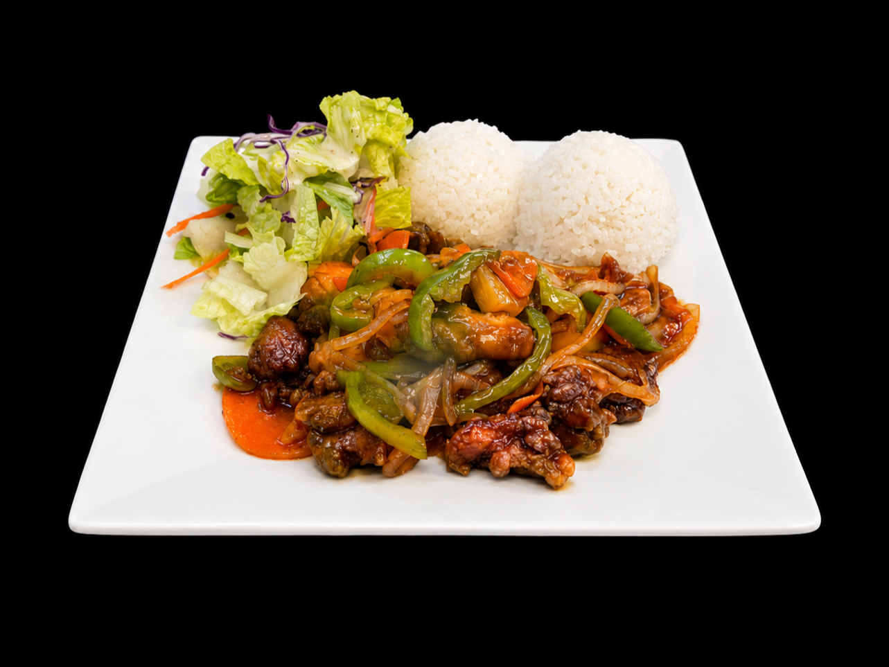 Sweet & Sour Chicken.