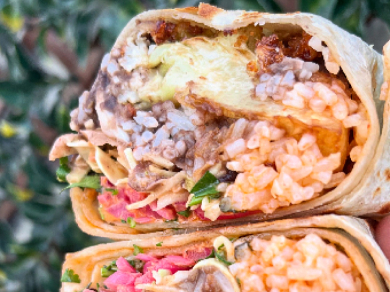 CAULIFLOWER BURRITO.