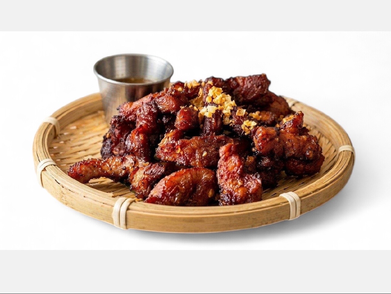 Pork Jerky/ Sin Lot Moo (8 Oz) W/Sticky Rice & Jeow.