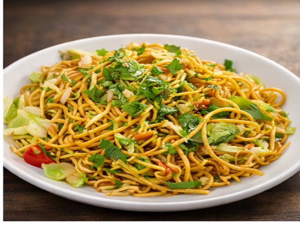 Vegetable Chow Mein Noodles.