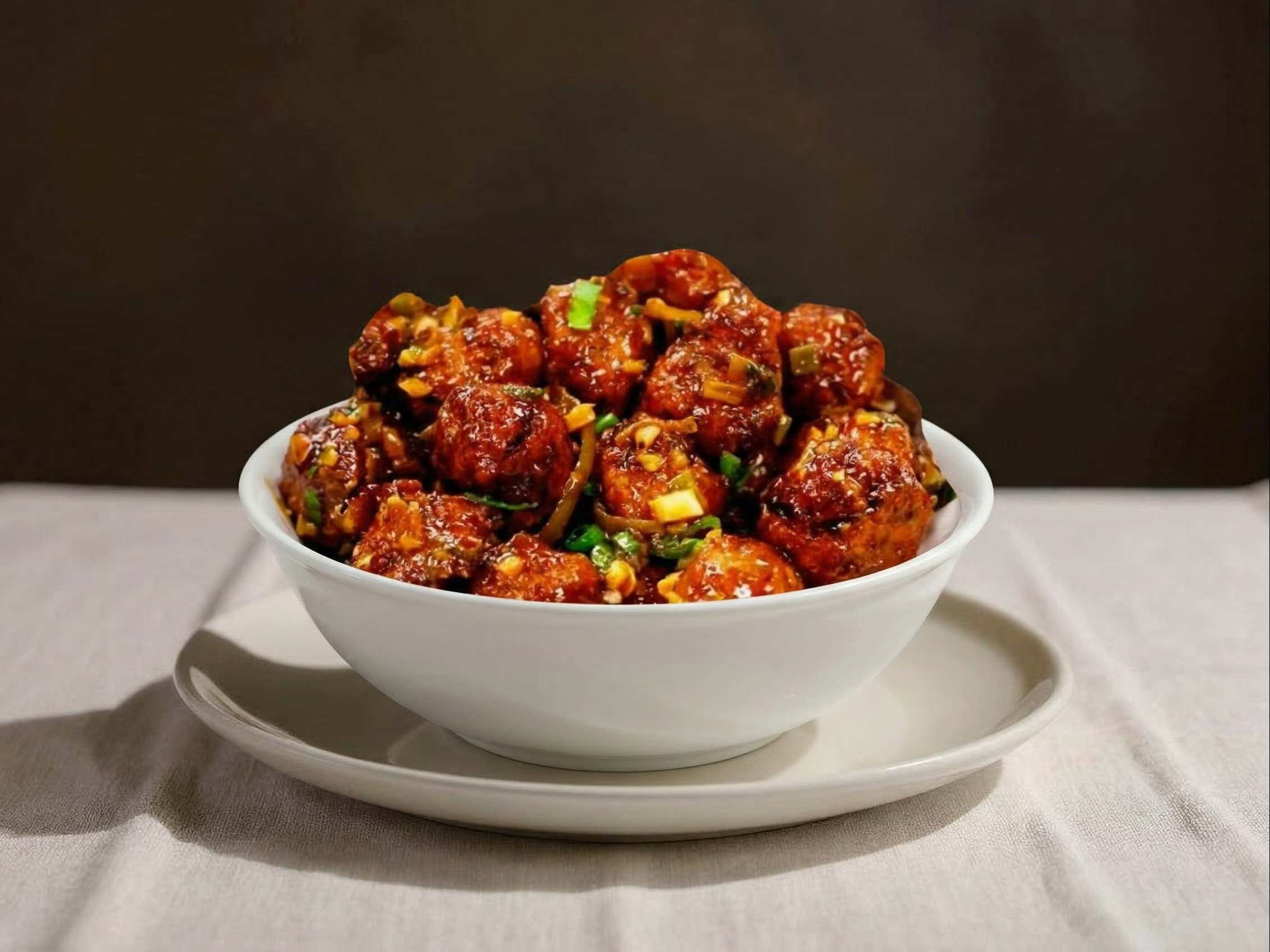 Veg Manchurian.