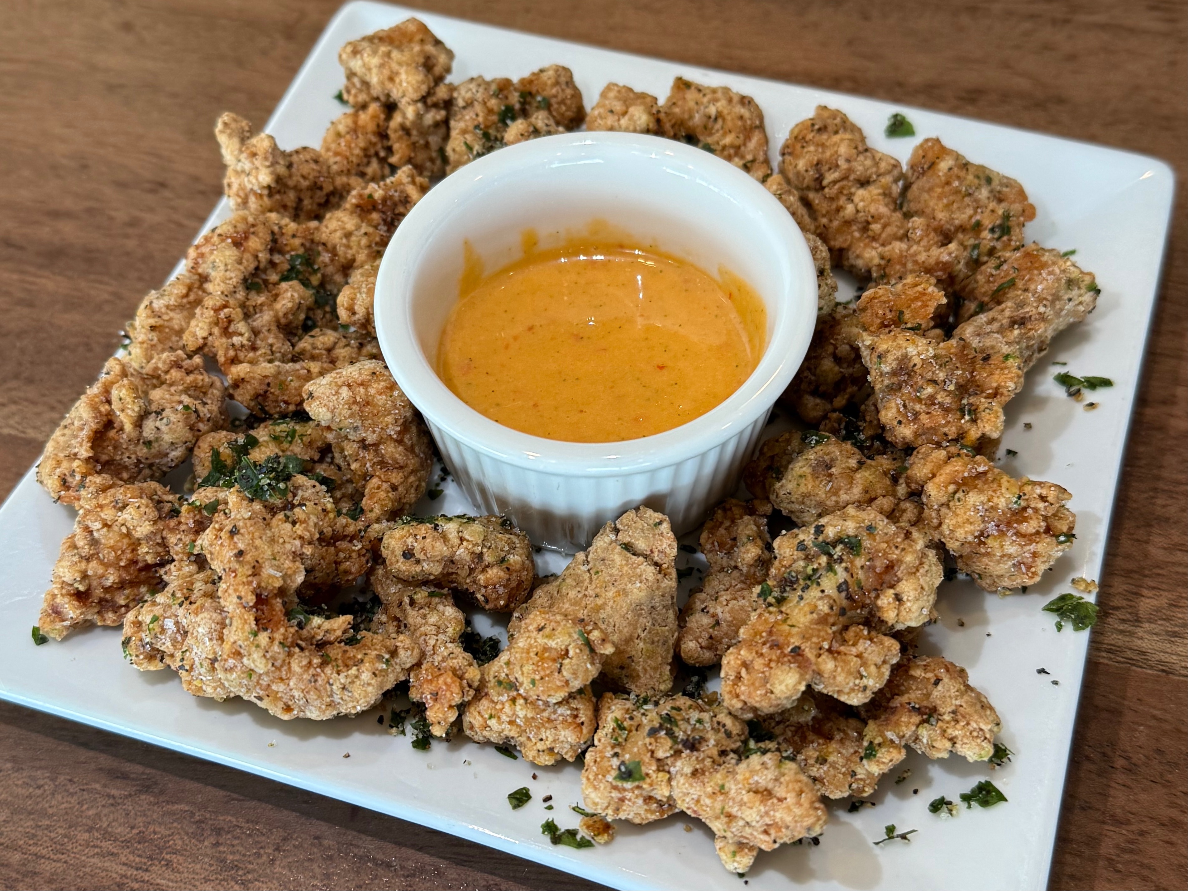 E20. Pop Corn Chicken.