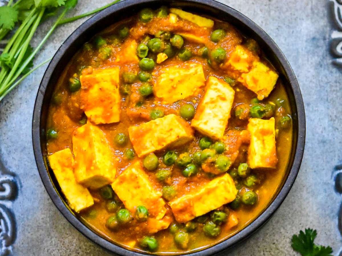 Mattar Paneer.