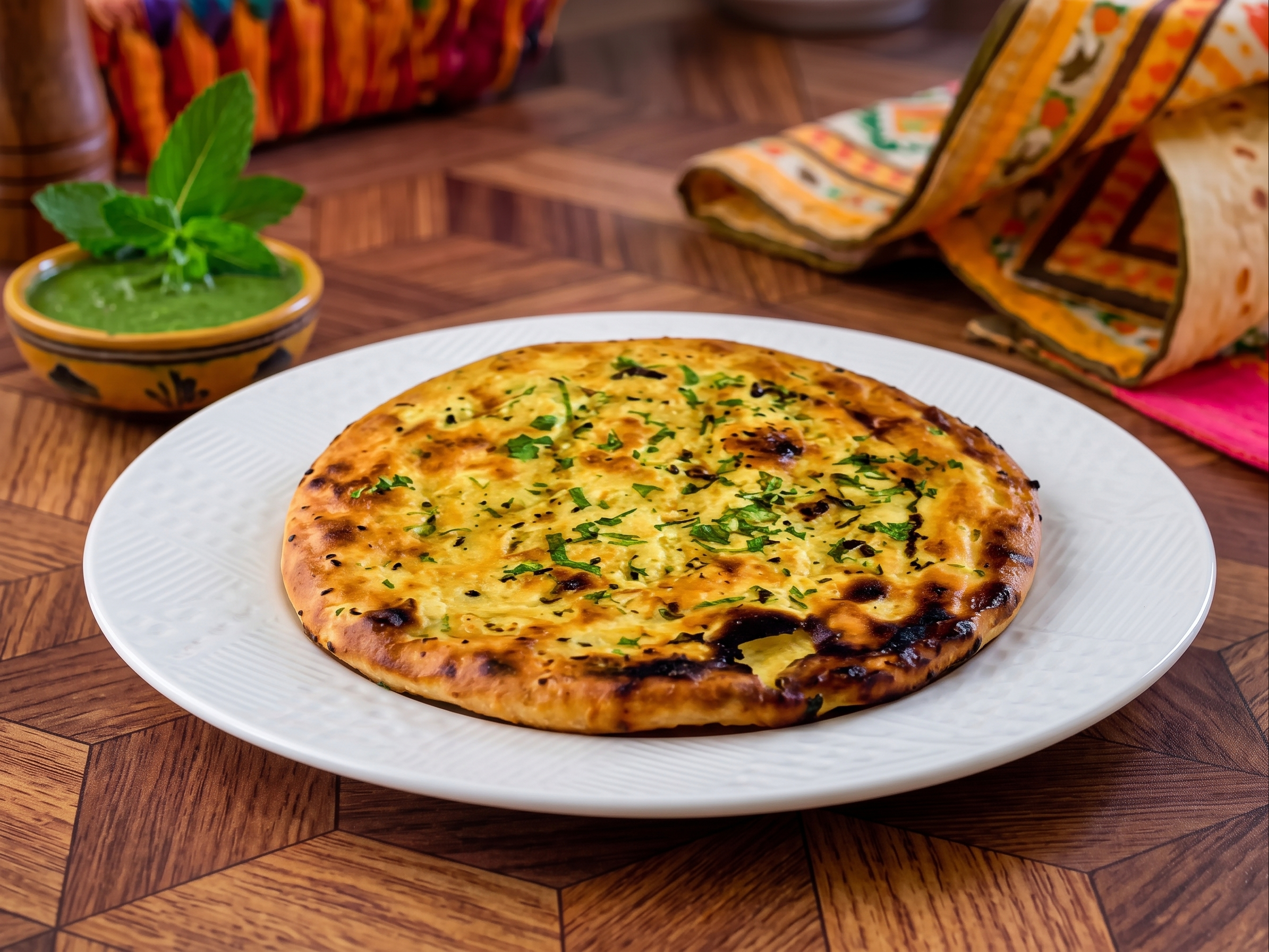 Garlic Naan.