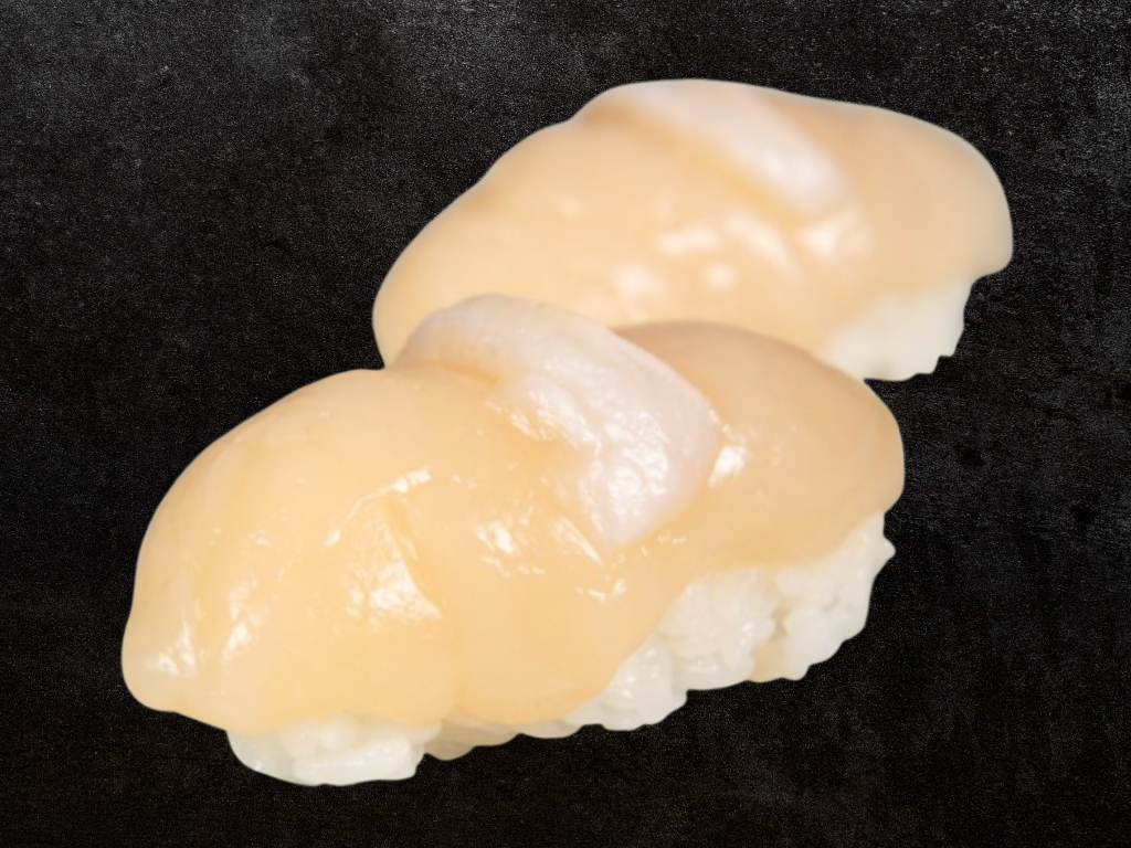 Hotate - Scallop Nigiri*.